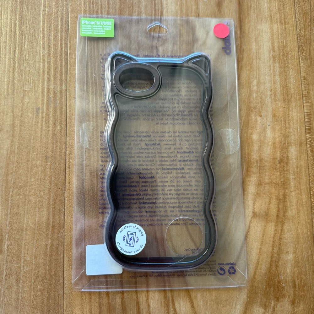 Black Cat Ear iPhone Case for iPhone 6 7 8 SE